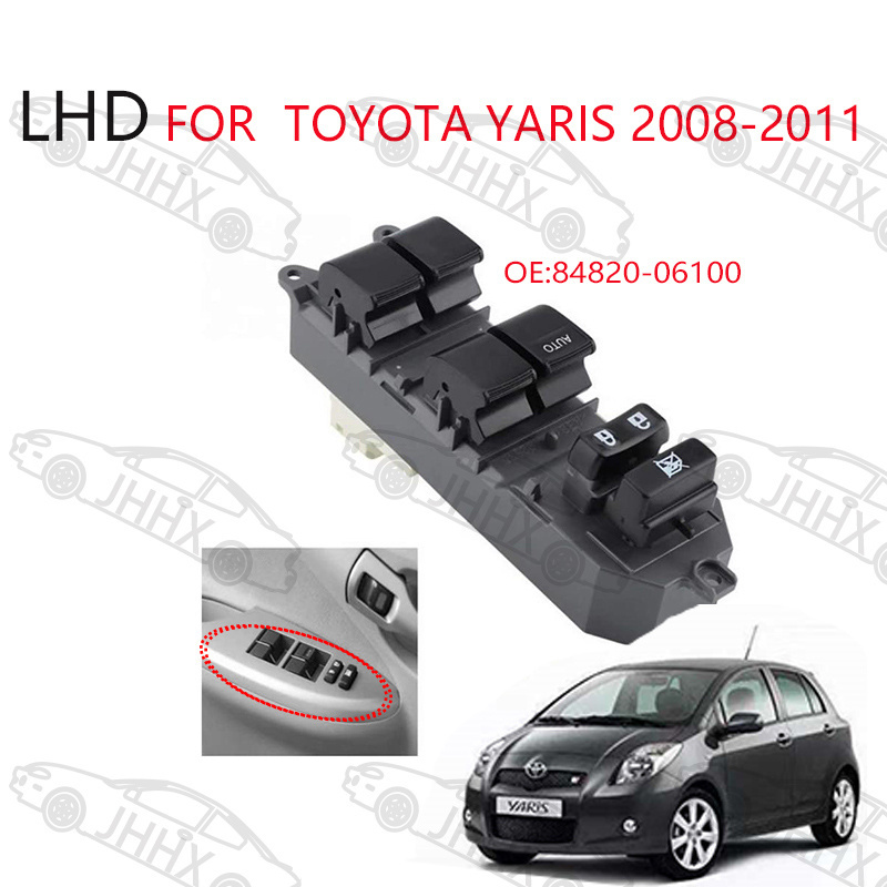 Electric Power Window Master Control Switch Toyota Yaris 2008 2009 2010 2011 84820-06100 Car door glass lift switch