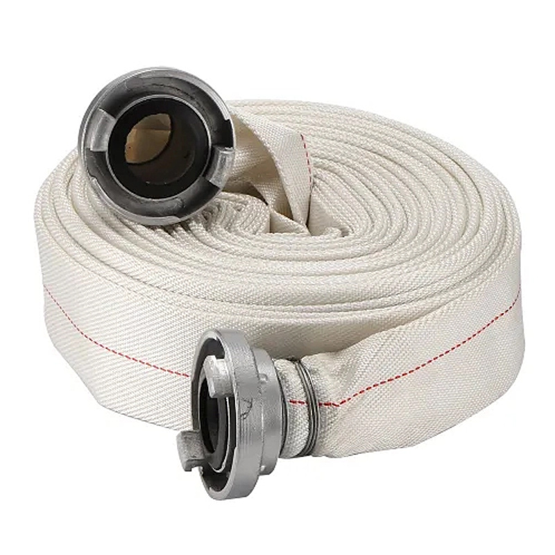 Factory sales double layer flexible cotton canvas PVC lining fire hose/lay flat hose Suitable For Fire Fighting