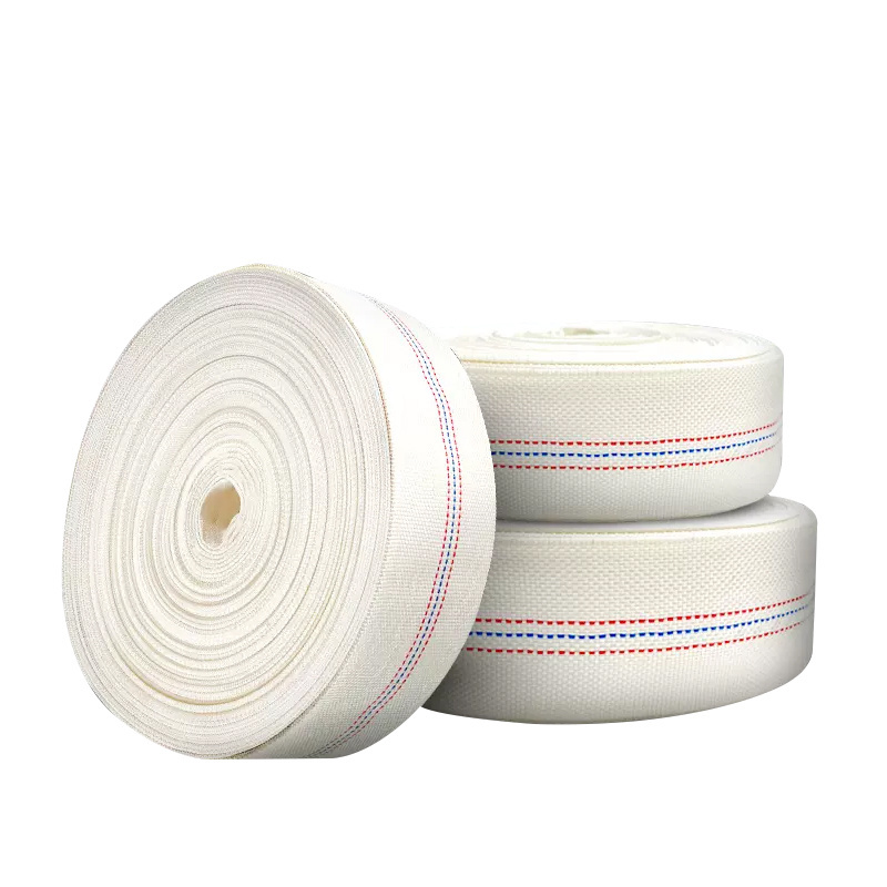 Factory sales double layer flexible cotton canvas PVC lining fire hose/lay flat hose Suitable For Fire Fighting