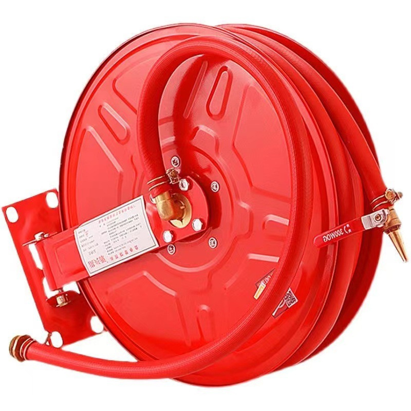 Fire Fighting Hose Reel Length 20/25/30/36 With Nozzle Fire Hose Cabinet