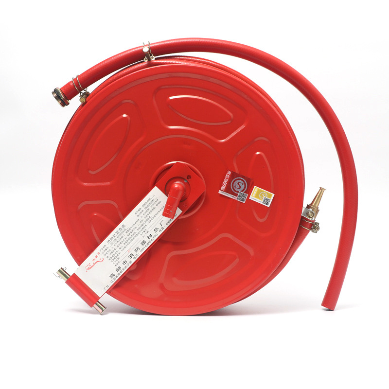 Fire Fighting Hose Reel Length 20/25/30/36 With Nozzle Fire Hose Cabinet