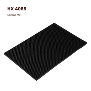 45x30 Bar Mat PVC Bar Accessories Mat Custom Bar Slip Mat Black Color Custom Brand