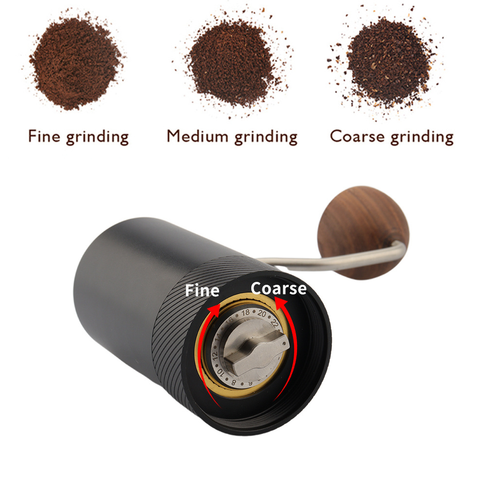 35g Large Capacity Manual Coffee Bean Grinder Industrial Commercial Manual Coffee Grinder Titanium Burr Hand Coffee Grinder