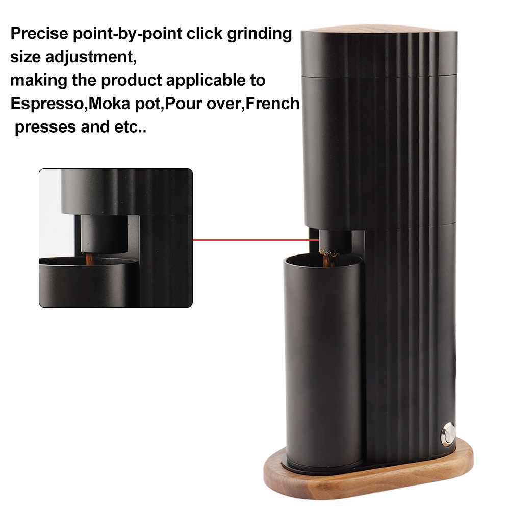 Coffee Grinder Electric Professional Commercial 38mm 7 cores Conical Burr DC Electric Coffee Grinder Specialty Coffee Grinder