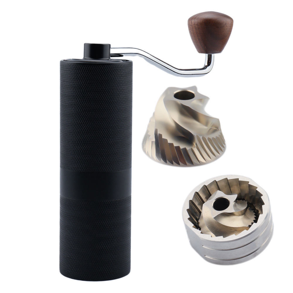 Hot Sale Stainless steel Conical burr Coffee Grinders 30g Capacity Hand Manual Coffee Grinder Free Custom Logo