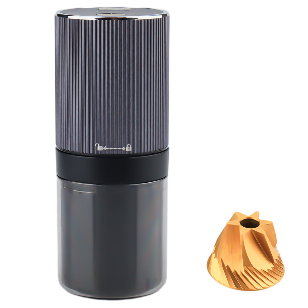 USB Electric Coffee Grinder Electric Stainless steel Conical Burr Coffee Grinder Electric Cordless Rechargeable Coffee Grinder