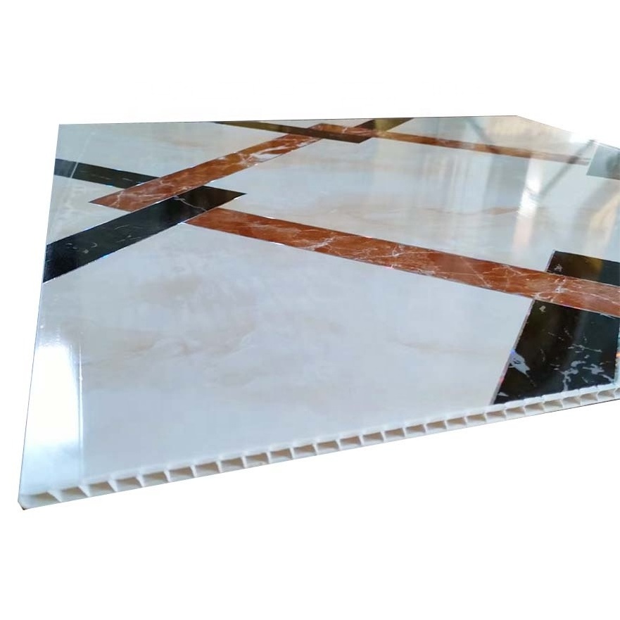 Popular 595*595mm square pvc ceiling tiles used in home for Construction