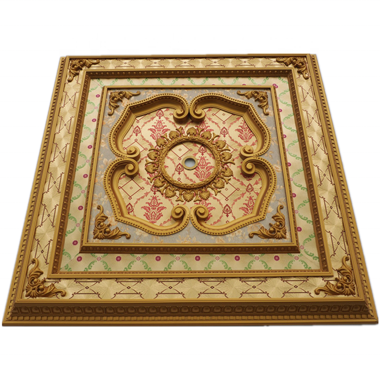 Customized European Palace Style Room Best Selling Products Artistic Ps Ceiling Tiles