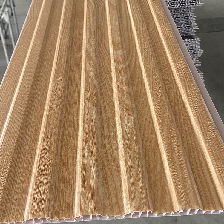 High Gloss Beautiful Pvc Ceiling Panel Decorative Groove Pine Wall Panel