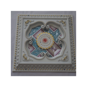 Factory Artistic Square Ceiling Medallion Anti-aging Ceiling Lamp Decorative Ceilings