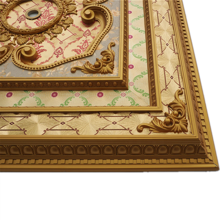 Customized European Palace Style Room Best Selling Products Artistic Ps Ceiling Tiles