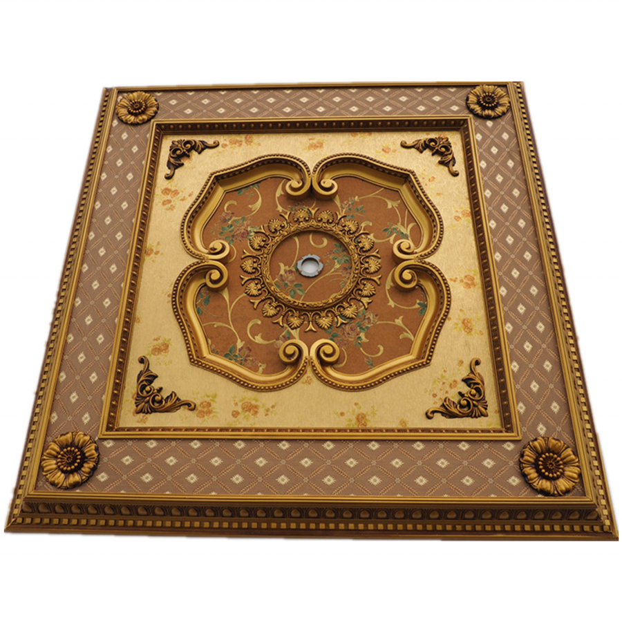 Customized European Palace Style Room Best Selling Products Artistic Ps Ceiling Tiles