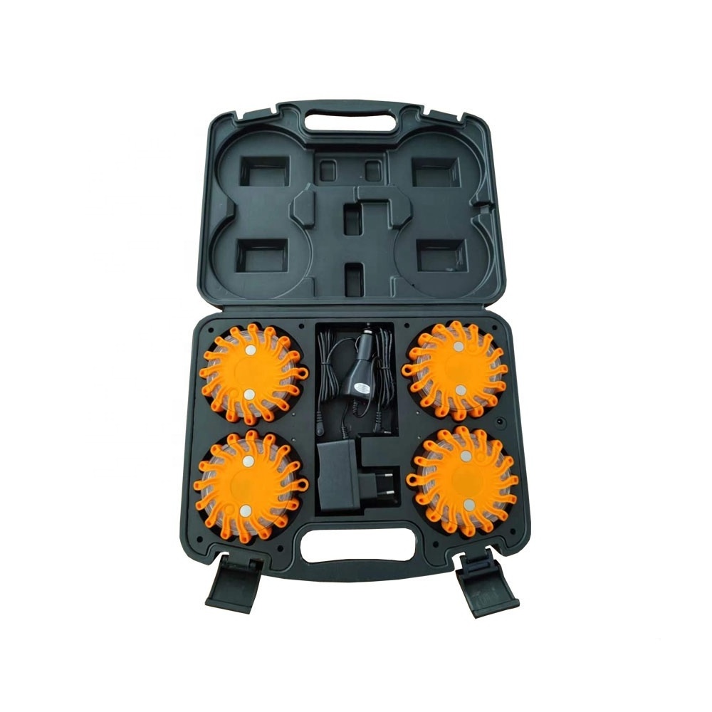 LED Solar Flashing Road Safety Traffic Warning Barricade Light for Roadway Safety