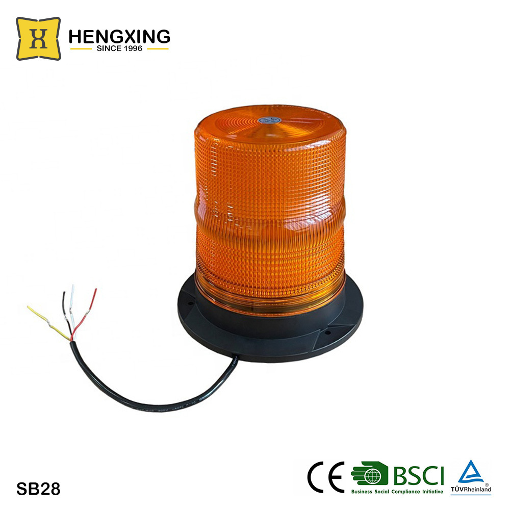 Flashing Solar Beacon Light Led Beacon Strobe Warning Light For Vehicle Gateway Emergency