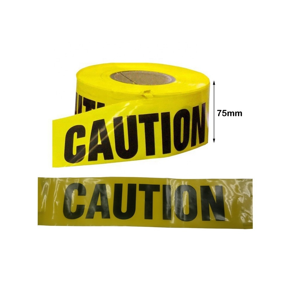 Non Adhesive Hazard Road Custom Printed New PE Barricade Safety Warning Caution Tape