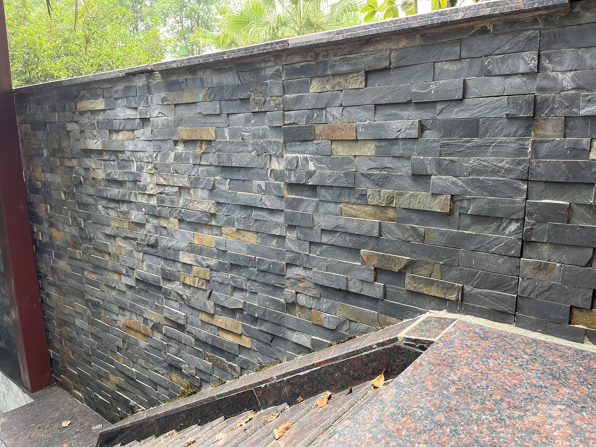 exterior wall veneer slate stone panels natural slate tiles wall cladding culture stone for fireplace exterior walls