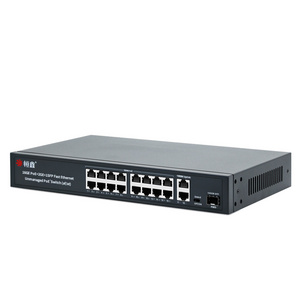 Ethernet POE Switch 48V 10/100/1000mbps Active 16 port Network Switches Full Gigabit Poe Switch