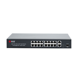 16 Port Poe Gigabit Switch Price 15.4W Ethernet Switch Poe Smart Power Supply 48V Unmanaged For CCTV System