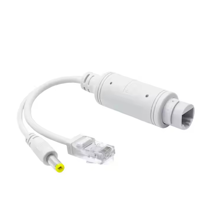 12V POE Splitter Cable Outdoor Waterproof POE extender White 1A 15.4V Power poe switch Splitter