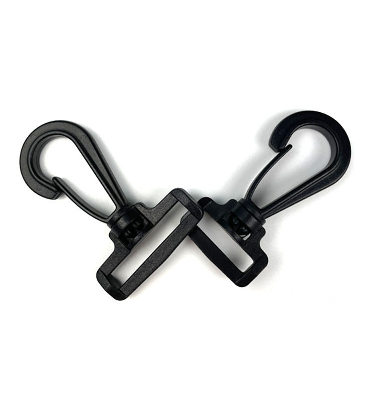 2024 New Design Plastic Swivel Snap Hook clip belt Good Quality Safety China Factory Supply For Stroller Strap Accessories Hook