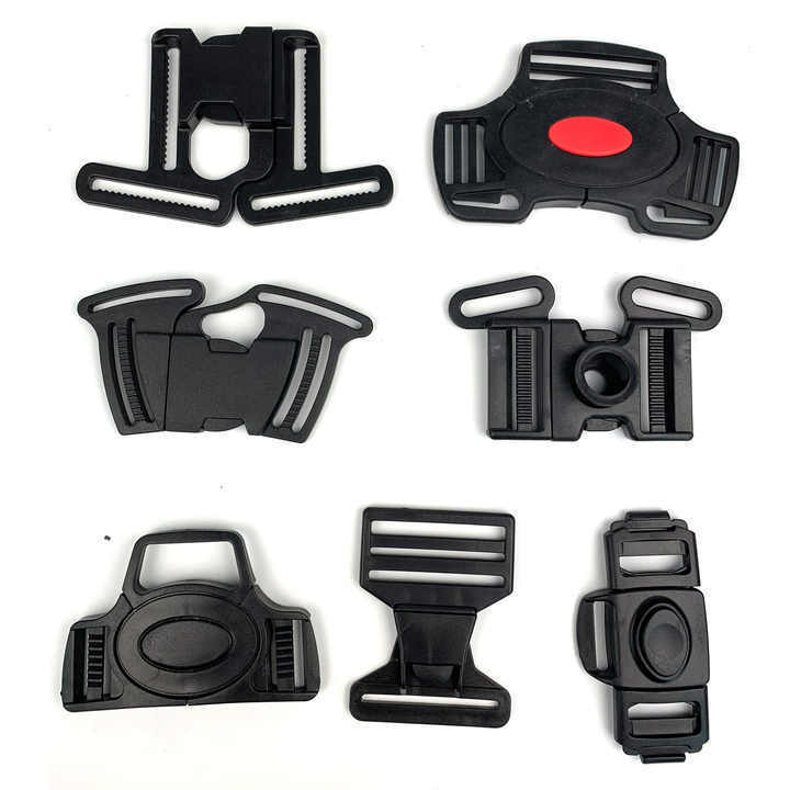 Wholesale Plastic Quick Release Belt Safety Breakaway Buckle Dual Adjustable Plastic Quick Side Release Buckles for Backpack