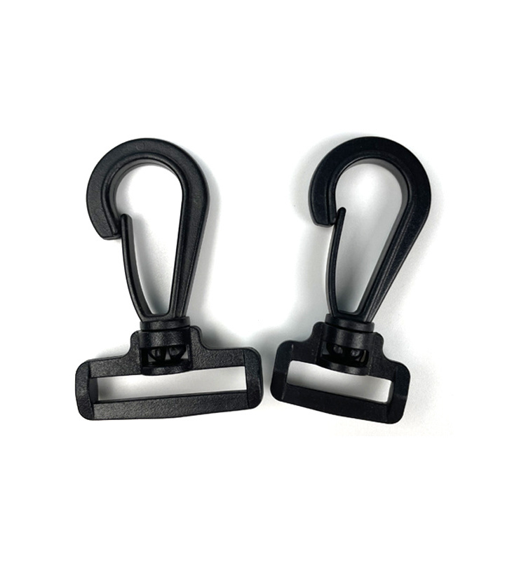 2024 New Design Plastic Swivel Snap Hook clip belt Good Quality Safety China Factory Supply For Stroller Strap Accessories Hook