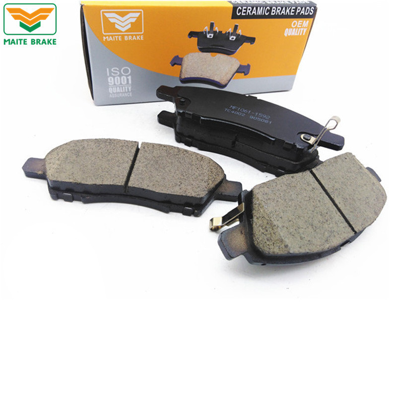 Automotive brake pads Oem D1060-Ed500 Car Accessories D1592 Bus Brakepad Korean for Motor Vehicle Shock Pad