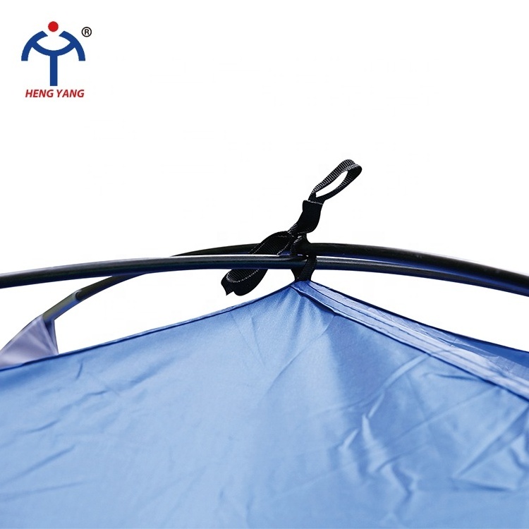 Tent Beach Outdoor Custom OEM ODM Blue Color 3-4 Person Sun Shelter Camping Tent With Two Skylights