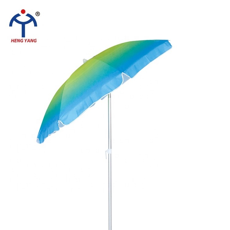 Design UV Coating Parasol 200cm Aluminum Sun Beach Umbrella Hot Sale Modern Outdoor Furniture Metal Tilt