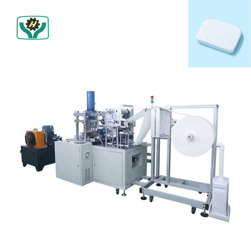 Automatic Biodegradable Disposable Compressed Hotel Hair Towel Making Machine