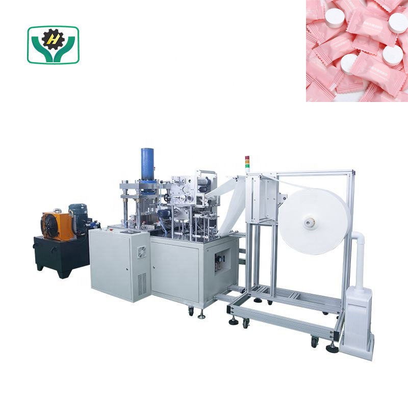 Automatic Biodegradable Disposable Compressed Hotel Hair Towel Making Machine