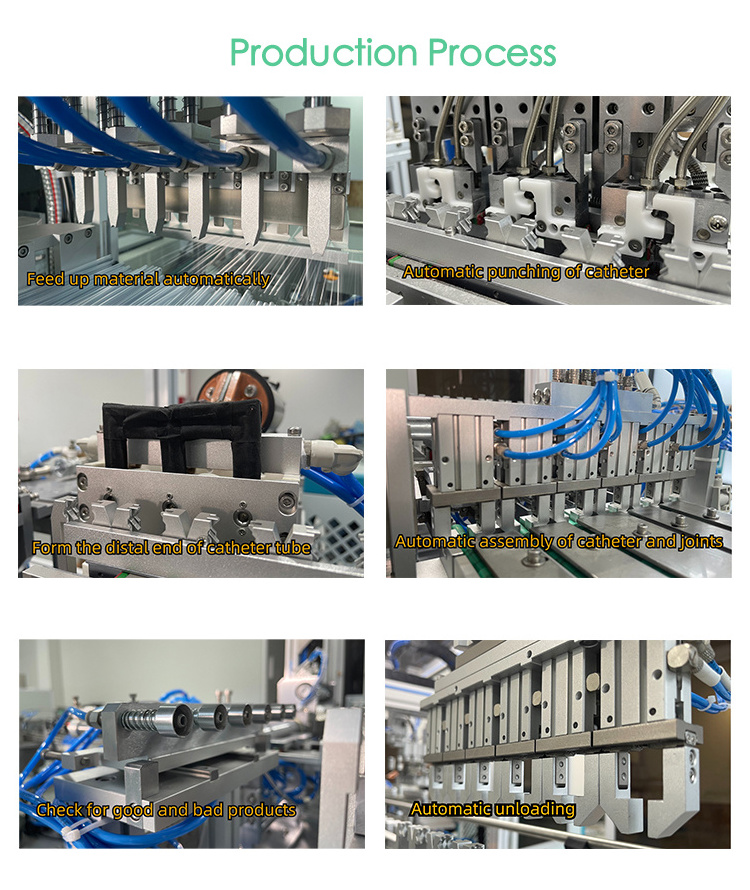 AUTOMATIC ASSEMBLY MACHINE FOR NELATON CATHETER medical foley catheter making machine 1200-3600pcs/hour