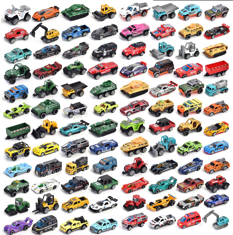 Amazing promotion 1: 64 scale die cast mini car toys blind box pack of 24pcs Diecast Model Car for kids