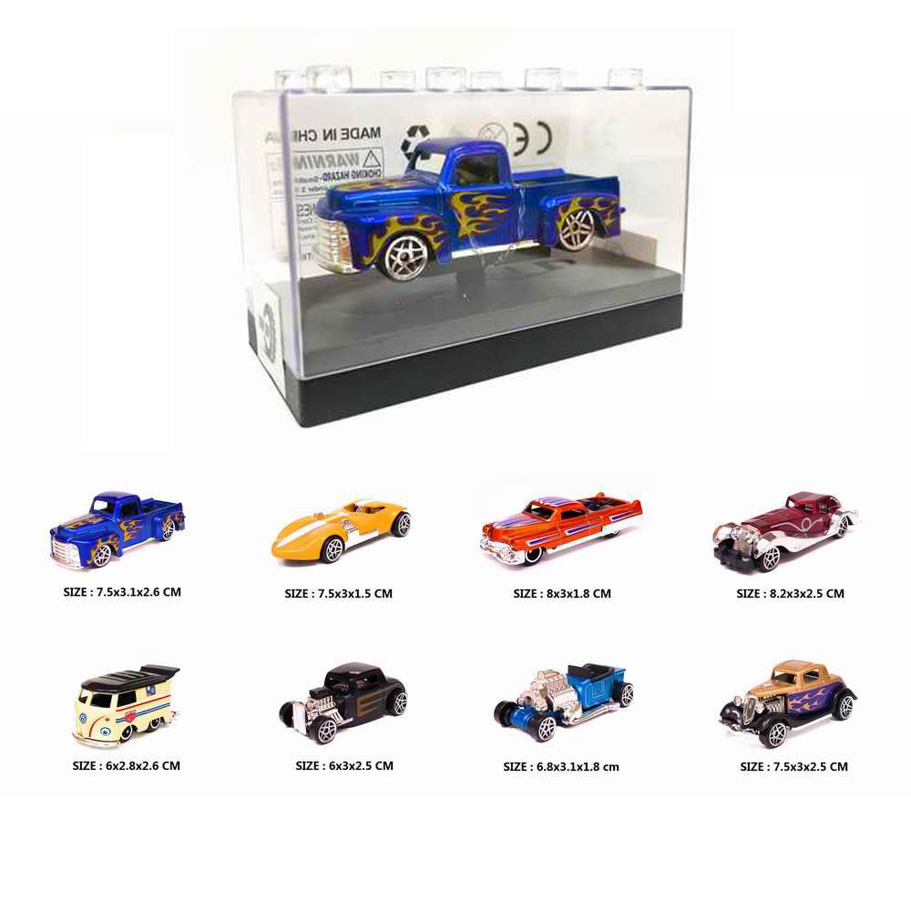 hot selling 1: 64 scale free wheel mini die cast car sliding vintage car metal classic Miniature Diecast toy