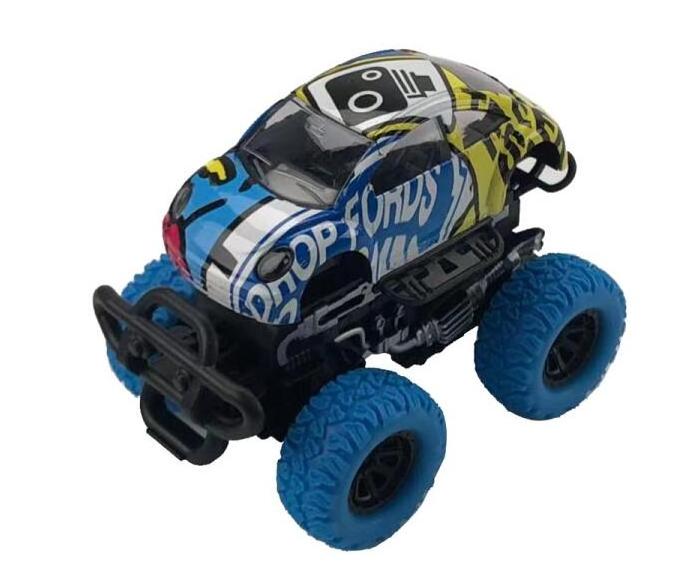 6 model die cast Monster Truck Toy big wheel Friction metal Off Road Trucks for kids