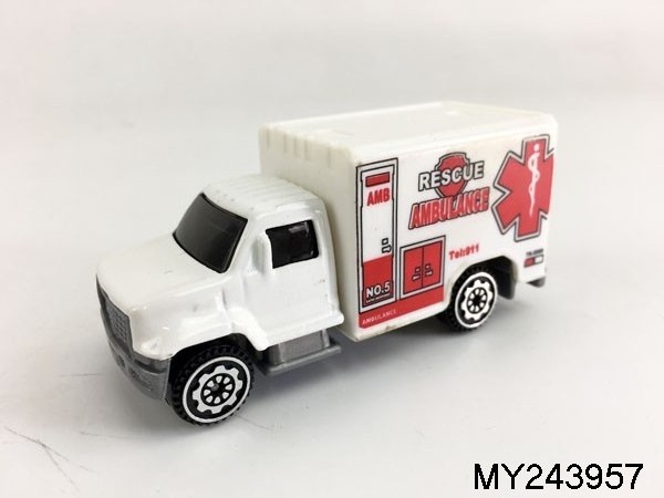 promotion 1:64 free wheel alloy virious type die cast police military car fire truck construction truck toy