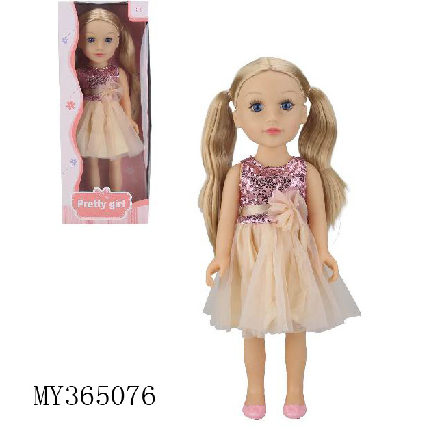 fashion girl 18 inch Doll  weave Hair dress 3 styles clothes Collection American Dolls for kids