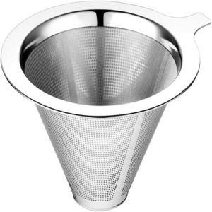 Easy to Clean and Reusable Pour Over Coffee Dripper Stainless Steel Coffee Filter, Paperless pour over coffee maker, Pour