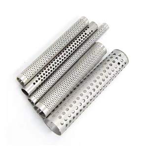 Stainless steel perforated cylinder/perforated metal mesh tube pipe tube/perforated stainless steel filter