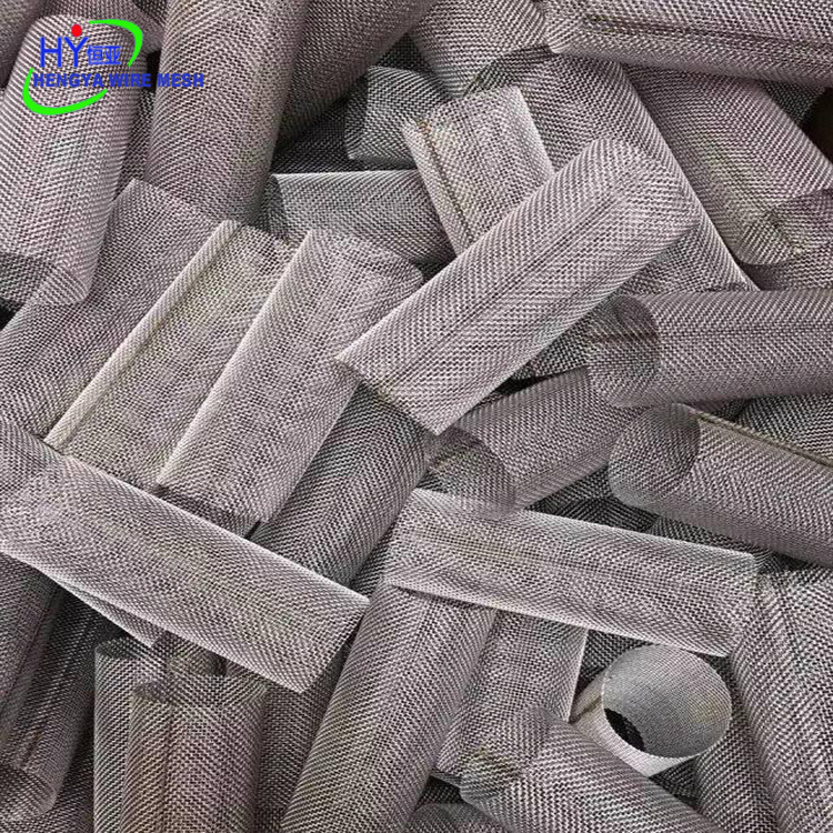 stainless steel wire mesh screen filter cylinder for filtration