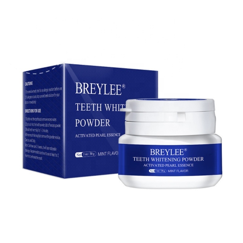 BREYLEE 30g Teeth Whitening Oral Care Charcoal Powder Natural Activated Charcoal Teeth Whitener Powder Oral Hygiene