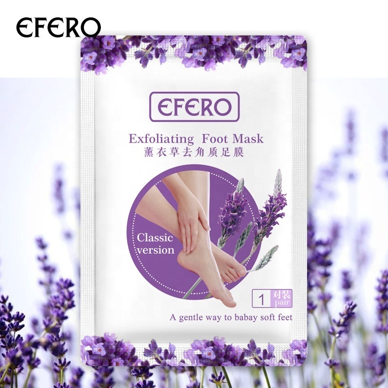 EFERO Exfoliating Foot Mask Pedicure Socks Exfoliation for Feet Mask Remove Dead Skin Heels Foot Peeling Mask for Legs