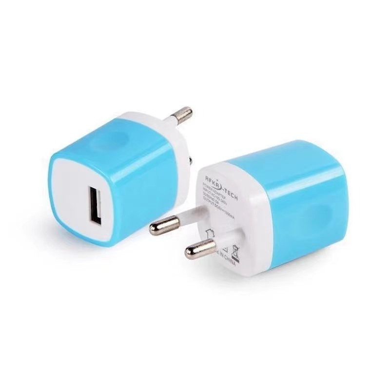 5W Fast Smart Cute US EU 1A Portable 2.0 Mobile Universal Laptop Cell Phone Single Usb Wall Charger