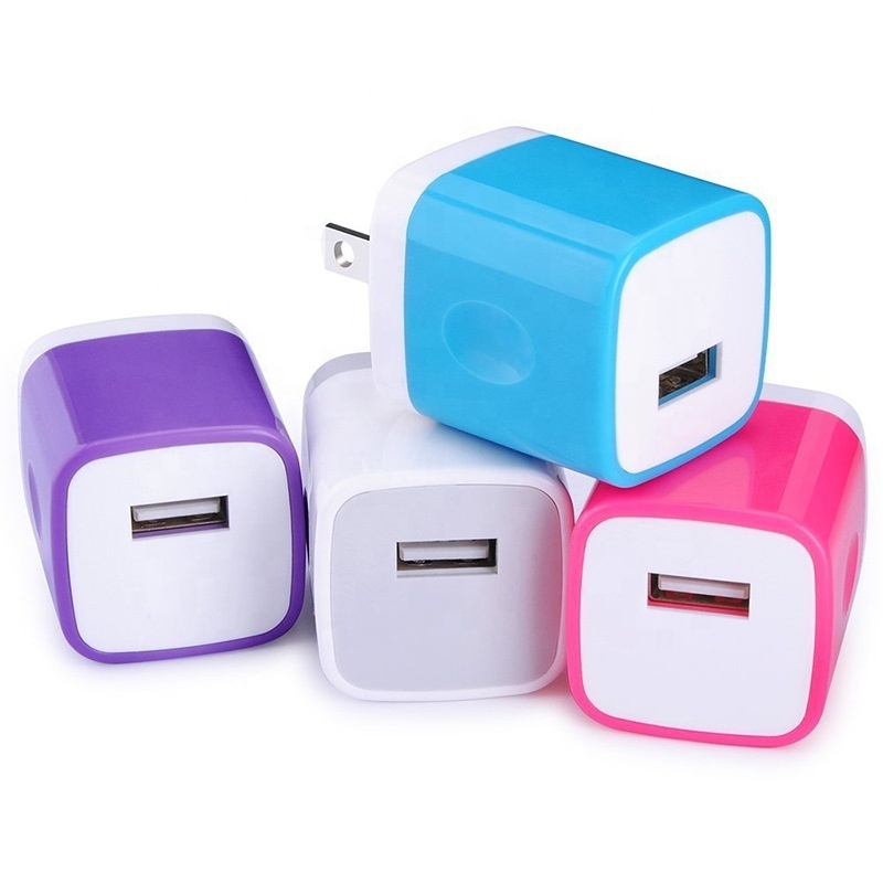 5W Fast Smart Cute US EU 1A Portable 2.0 Mobile Universal Laptop Cell Phone Single Usb Wall Charger