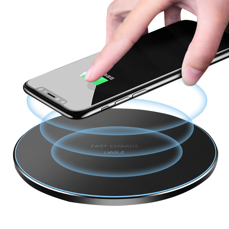 Custom Universal Portable Magnetic 15w Phone Wireless Charger Wireless Charging Desk Pad