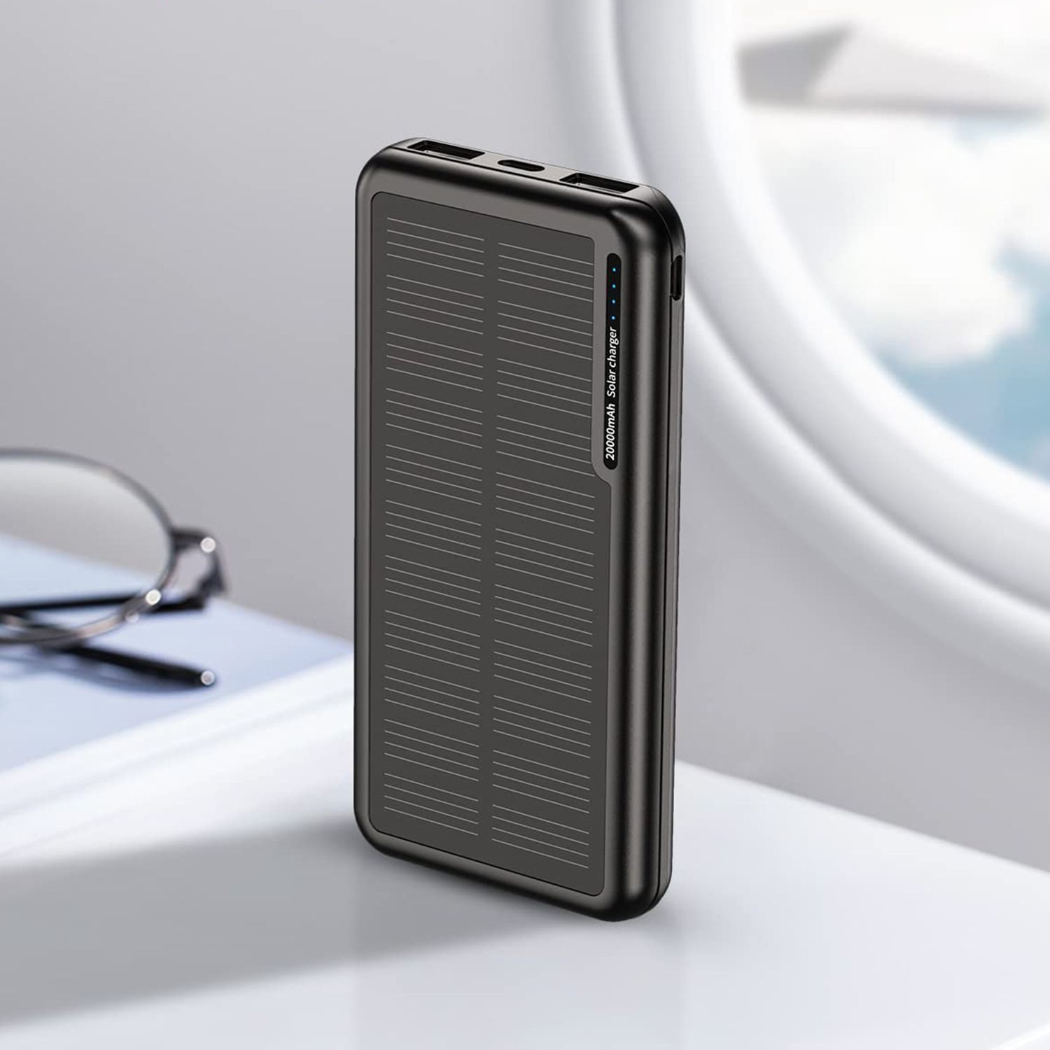 PSE CE ROHS Waterproof Mobile Cell Phone Charger Solar Power Bank Charger 8000Mah 10000mah