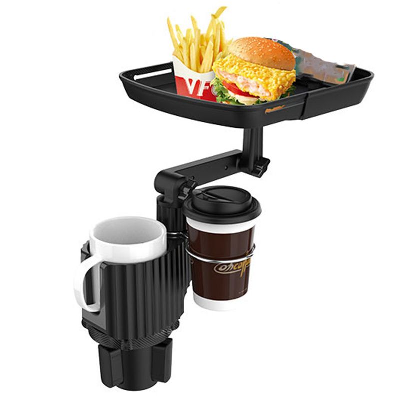 Adjustable Detachable Tray Table Cup Holder Tray for Car Cup Holder Expander with Car Drink Holders Suit For 20/26/30 32/40 oz