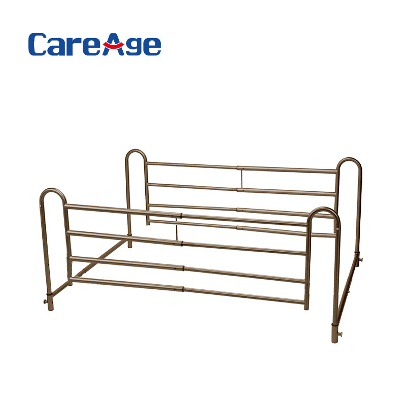 CareAge brand 75010 full length bed side rail for homecare bed using