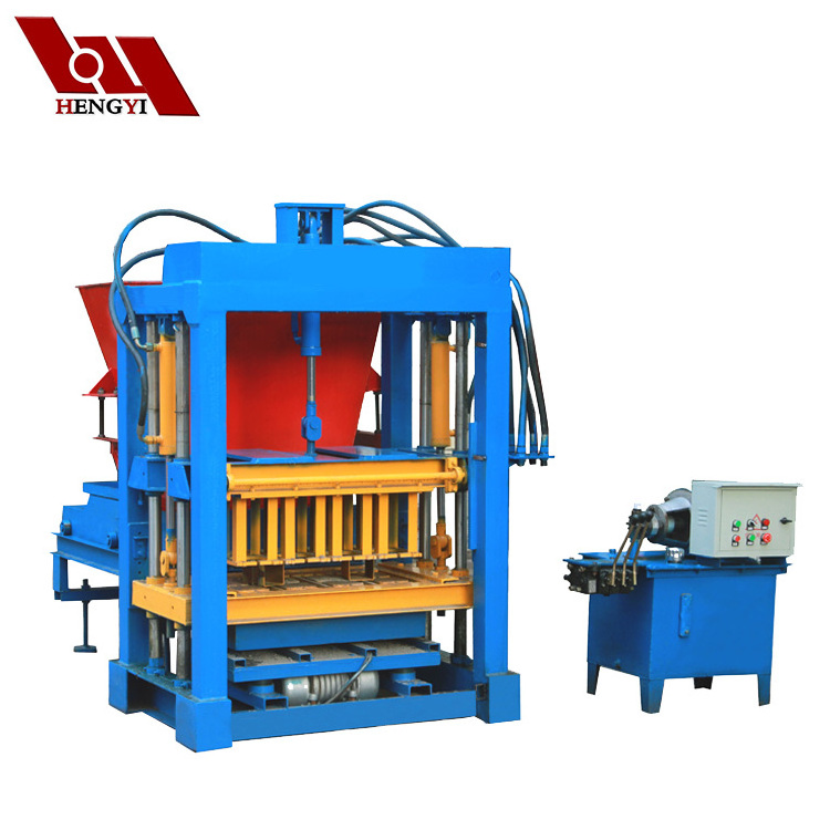 colorful paver block machine/cinder block maker/concrete block making machine diesel QT4-25BH