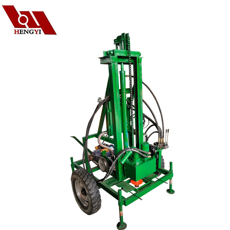 electric motor drill rig/ diesel bore well drilling machine price/ artesian well drilling machine